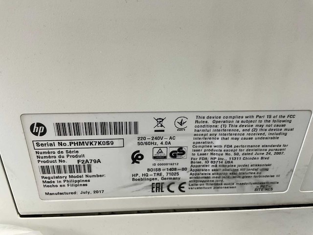 Hp (m527m) enterprise managed laserjet printer - afbeelding 8 van  8