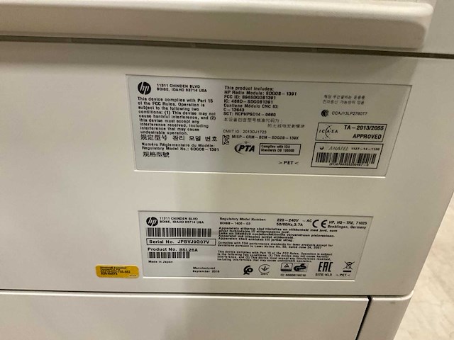 Hp m553 color laserjet laserprinter - afbeelding 2 van  3