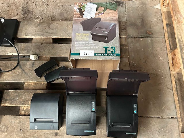 Hp, metapace - bonnenprinter (3x) - afbeelding 1 van  4