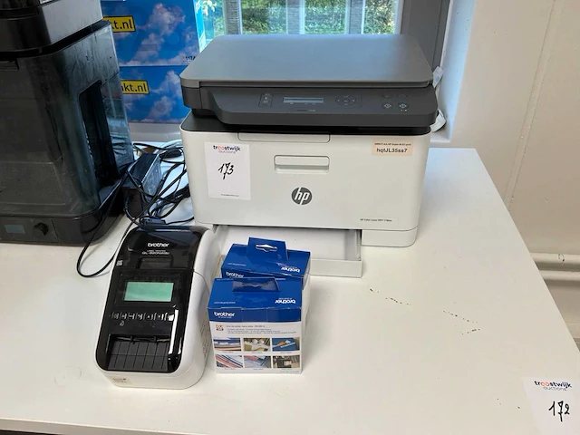 Hp mfp 178nw laserprinter - afbeelding 1 van  3