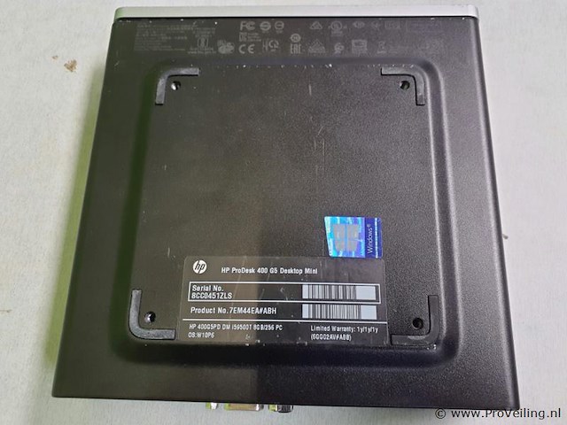 Hp mini desktopcomputer prodesk 400 g5 - afbeelding 4 van  5