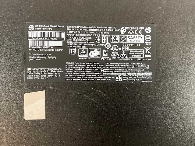 Hp mix model desktops - check description (2x) - afbeelding 1 van  2