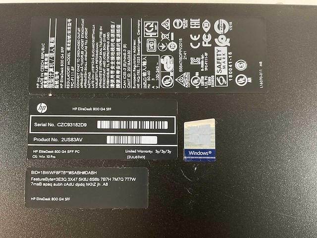 Hp mix model desktops - check description (2x) - afbeelding 2 van  2