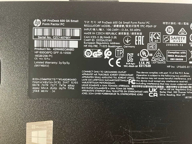 Hp mix model desktops - check description (2x) - afbeelding 5 van  13