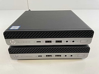 Hp mix model mini desktops - check description (2x) - afbeelding 1 van  6