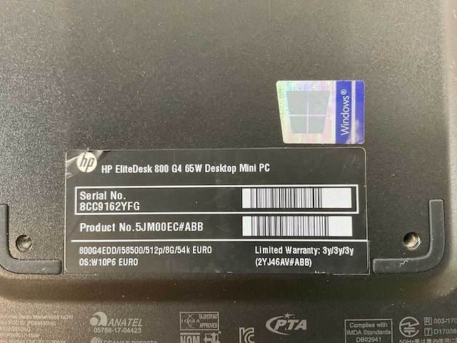 Hp mix model mini desktops - check description (2x) - afbeelding 5 van  6