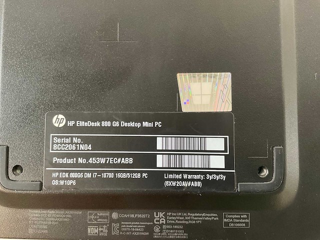 Hp mix model mini desktops - check description (2x) - afbeelding 6 van  6