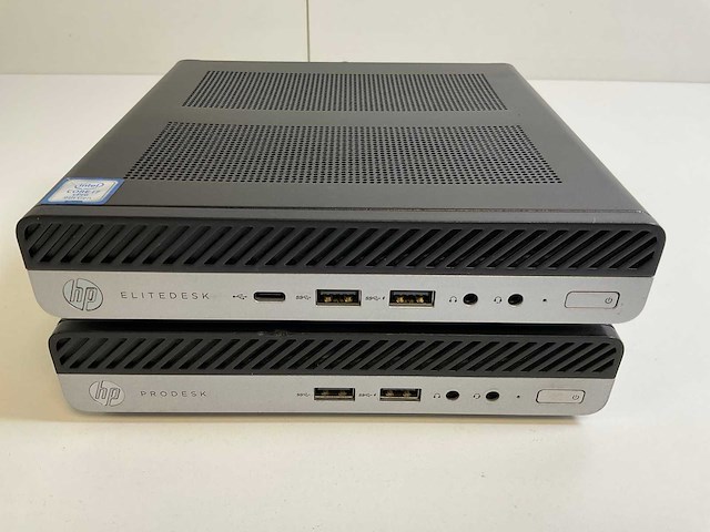Hp mix model mini desktops - check description (2x) - afbeelding 1 van  9