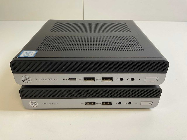 Hp mix model mini desktops - check description (2x) - afbeelding 1 van  9