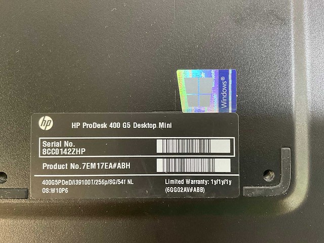 Hp mix model mini desktops - check description (2x) - afbeelding 9 van  9