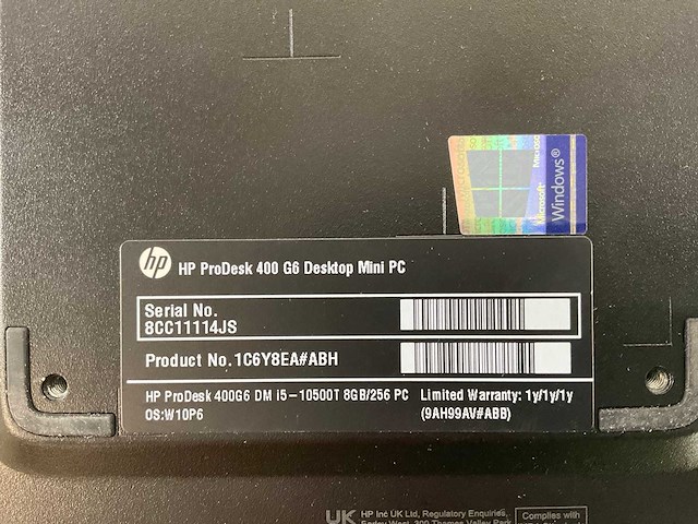 Hp mix model mini desktops - check description (3x) - afbeelding 7 van  8
