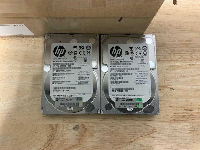 Hp mm0500fbfvq 2,5’’ sas interne hdd 500 (44x) - afbeelding 2 van  4