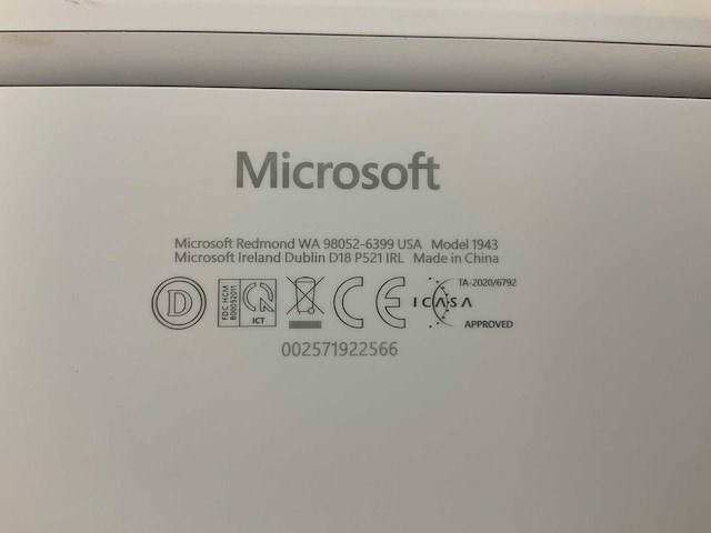 Hp model 1943 laptop - afbeelding 3 van  7