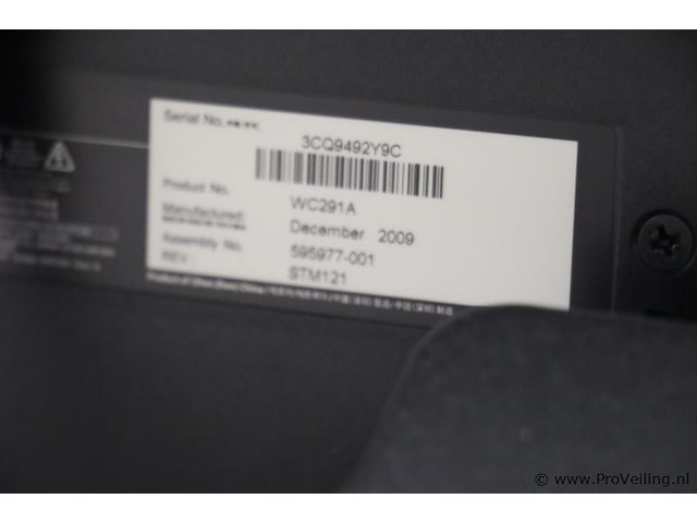 Hp monitor 2310i wc291a - afbeelding 4 van  4