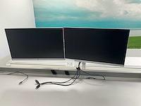 Hp monitor (2x) - afbeelding 1 van  4