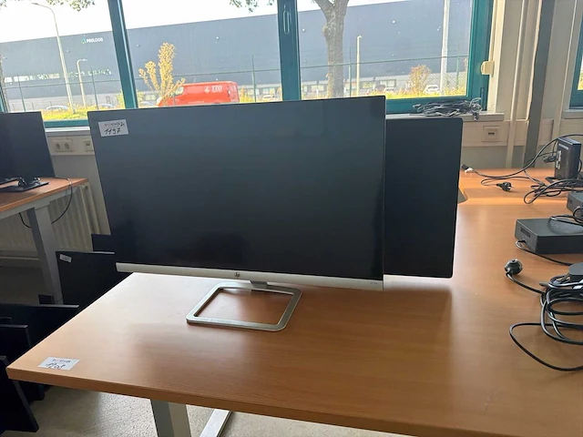 Hp monitor (2x) - afbeelding 1 van  4