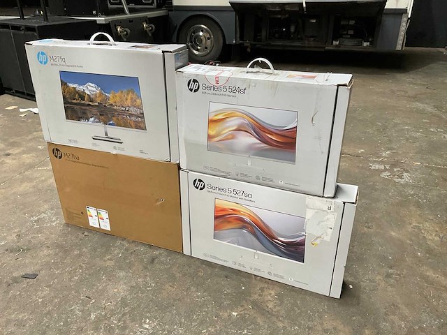 Hp monitor (4x) - afbeelding 1 van  27