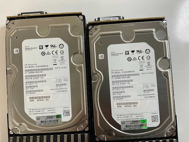 Hp (msa 2040), 6x 6 tb sas(st6000nm0034) network attached storage - afbeelding 2 van  10