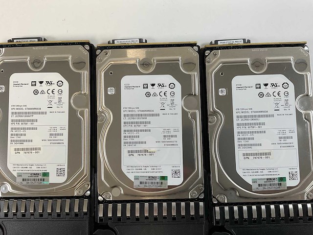 Hp (msa 2040), 8x 6 tb sas(st6000nm0034) - 2x 6 tb sas(st600nm0095) - 1x 6 tb sas(st6000nm029a) network attached storage - afbeelding 2 van  12