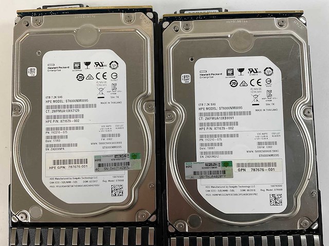 Hp (msa 2040), 8x 6 tb sas(st6000nm0034) - 2x 6 tb sas(st600nm0095) - 1x 6 tb sas(st6000nm029a) network attached storage - afbeelding 12 van  12