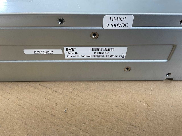 Hp (msa 2040 san) - 12x 6 tb sas dual controller high-performance rackmount storage - afbeelding 4 van  12