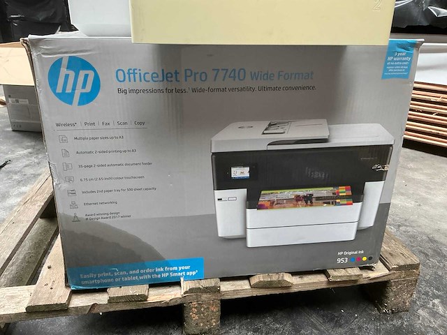 Hp officejet pro 7740 inktjetprinter - afbeelding 4 van  4