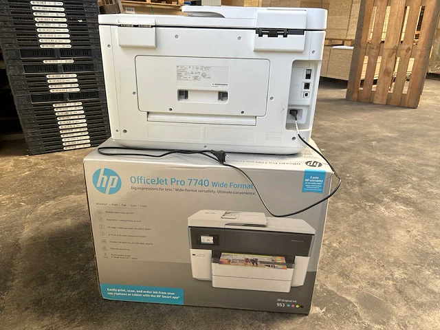 Hp officejet pro 7740 inktjetprinter - afbeelding 2 van  4