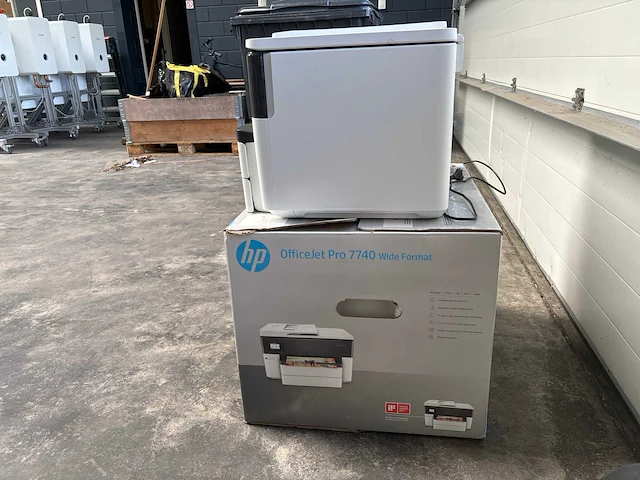 Hp officejet pro 7740 inktjetprinter - afbeelding 3 van  4