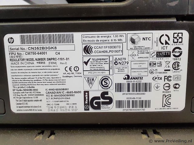 Hp officejet pro 8600 plus officejet pro - afbeelding 6 van  6