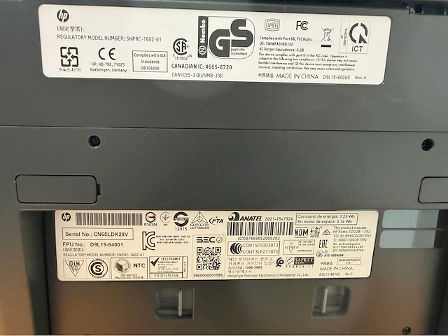 Hp officejet pro 8725 all-in-one printer scanner - afbeelding 3 van  4
