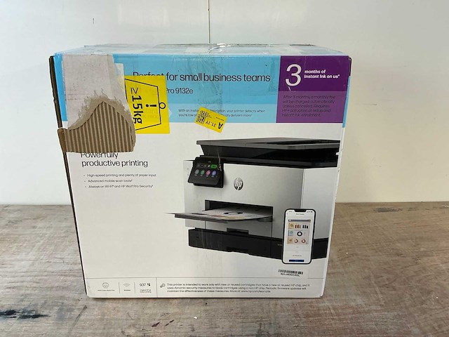 Hp officejet pro 9132e printer - afbeelding 6 van  7