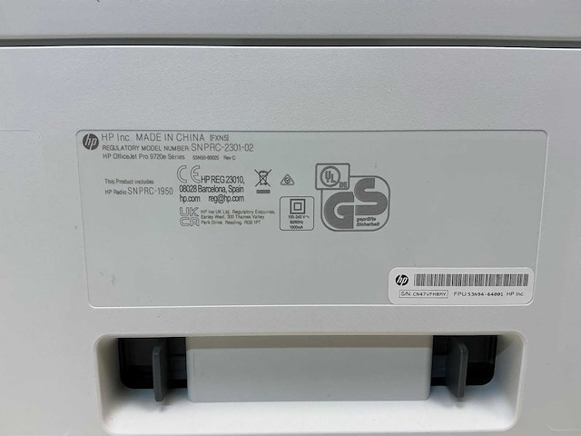Hp officejet pro 9720e printer - afbeelding 3 van  12