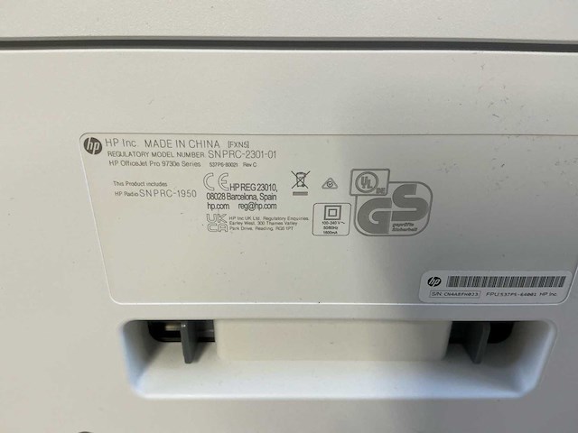 Hp officejet pro 9730e wide format overige printers en copiers - afbeelding 11 van  11