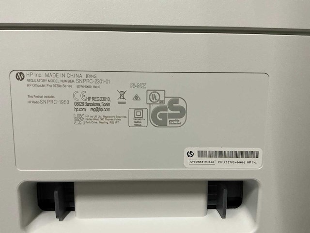 Hp officejet pro 9730e wide format printer - afbeelding 7 van  7