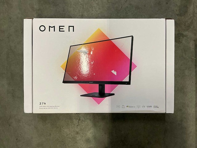 Hp omen 27k uhd 144hz gaming monitor - afbeelding 2 van  3