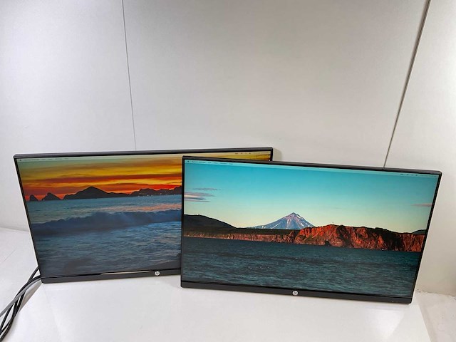 Hp (p27v g4) 27”, 1920x1080 (fhd) ips monitors (2x) - afbeelding 8 van  15