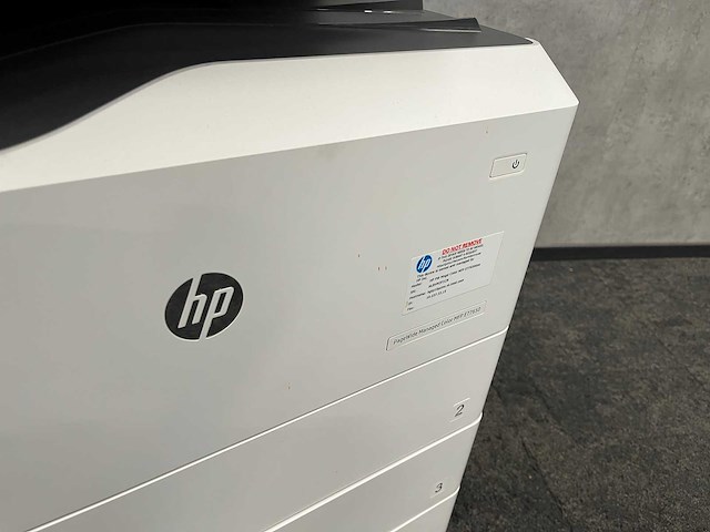 Hp pagewide managed color mfp e77650 - verrijdbare multifunctionele printer - afbeelding 6 van  7