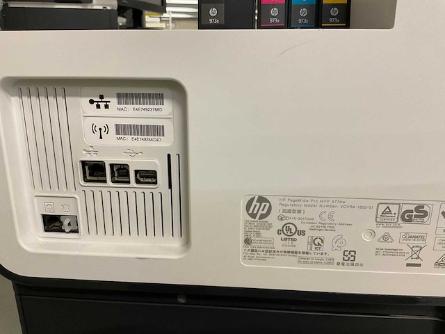 Hp pagewide pro mfp 477dw laserprinter - afbeelding 6 van  7