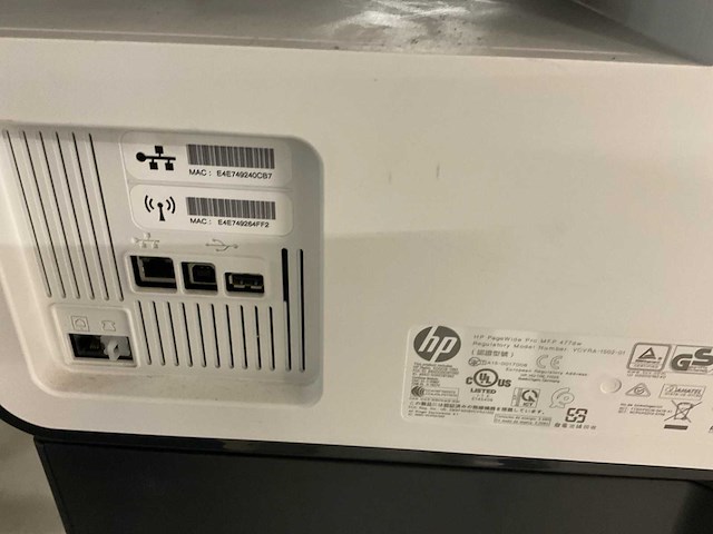 Hp pagewide pro mfp 477dw laserprinter - afbeelding 6 van  6