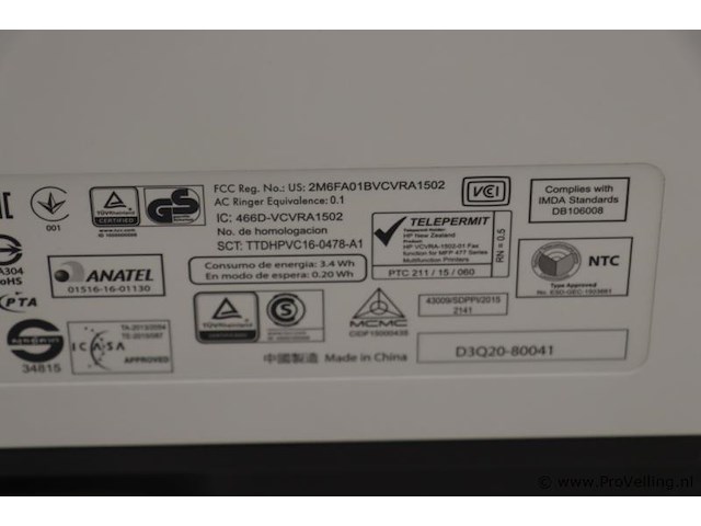 Hp pagewide pro multifunctionele printer 477dw - afbeelding 8 van  8
