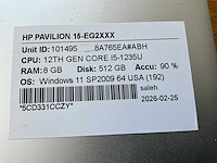 Hp pavilion 15-eg2xxx laptop - afbeelding 5 van  5
