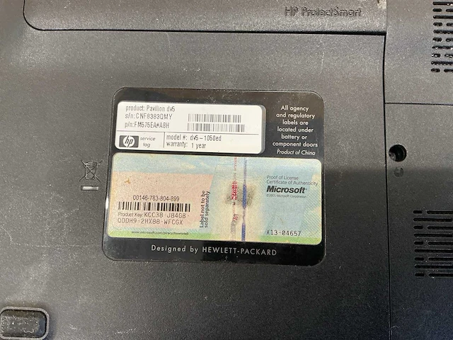 Hp | pavilion dv5 | laptop - afbeelding 2 van  10