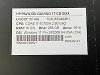 Hp pavilion gaming 17-cd laptop - afbeelding 6 van  6