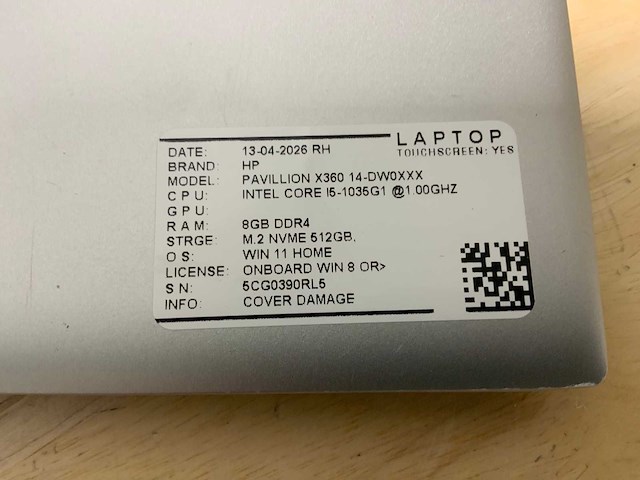 Hp pavilion x360 14 laptop - afbeelding 8 van  10