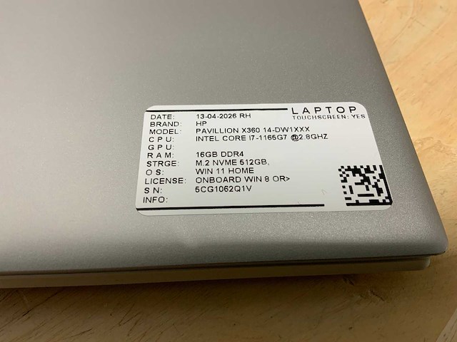 Hp pavillion x360 14 laptop - afbeelding 7 van  7
