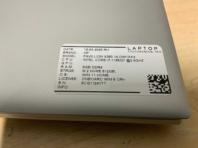 Hp pavillion x360 14 laptop - afbeelding 7 van  7