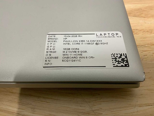 Hp pavillion x360 14 laptop - afbeelding 7 van  7