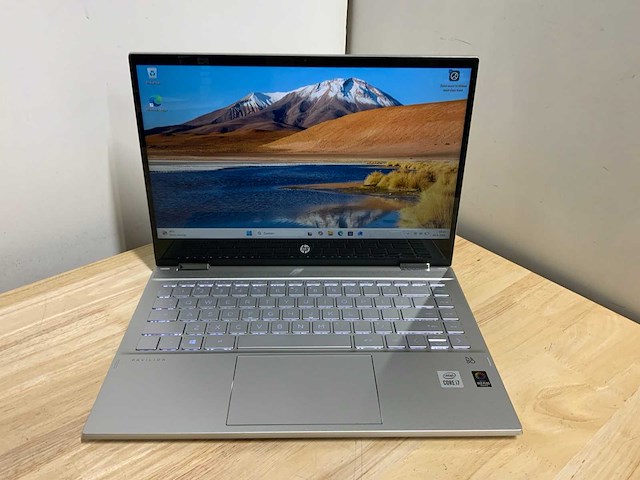 Hp pavillion x360 14(i7-gen10) laptop - afbeelding 1 van  7