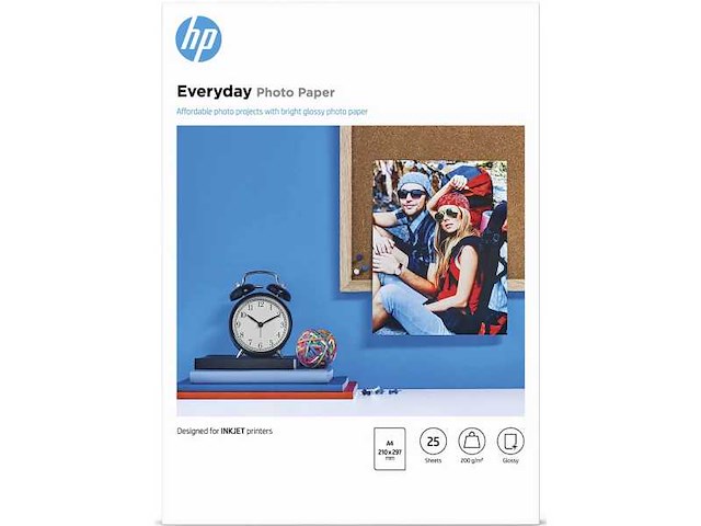 Hp photo paper everyday 25st printpapier (30x) - afbeelding 2 van  2