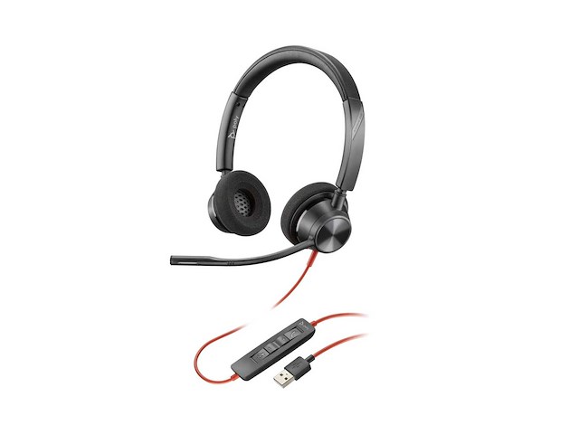 Hp poly blackwire 3320 usb-a headset (27x) - afbeelding 1 van  3